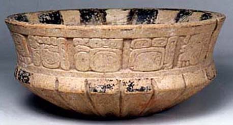 mayan pottery bowls